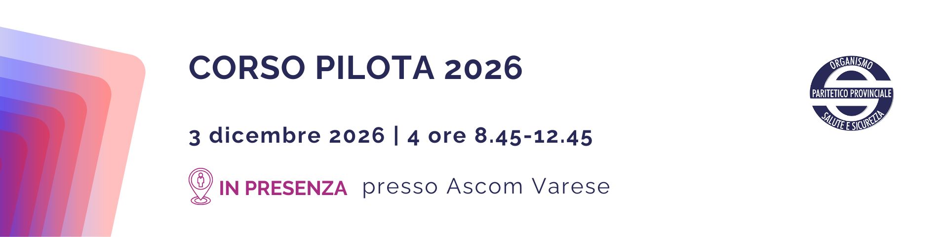 CORSO PILOTA 2026 - 4 ore